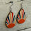 Thumbnail: Sunset Teardrop Earrings - Lightweight Wood Earrings