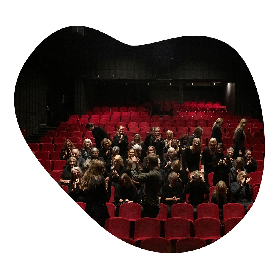 Harmonix kor efter vellykket koncert på Aveny-T