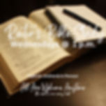 Rector's Bible Study led by Pastor Anny
