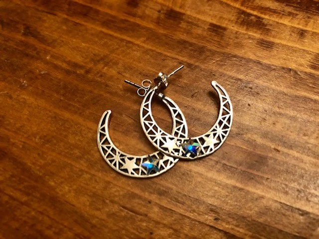 Star Hoop Earrings