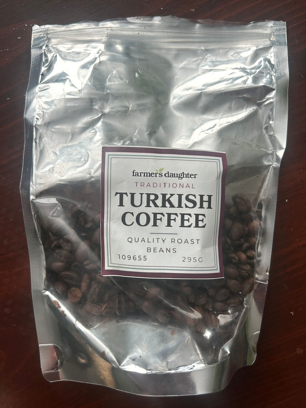 Farmers daughter, traditional Turkish coffee
