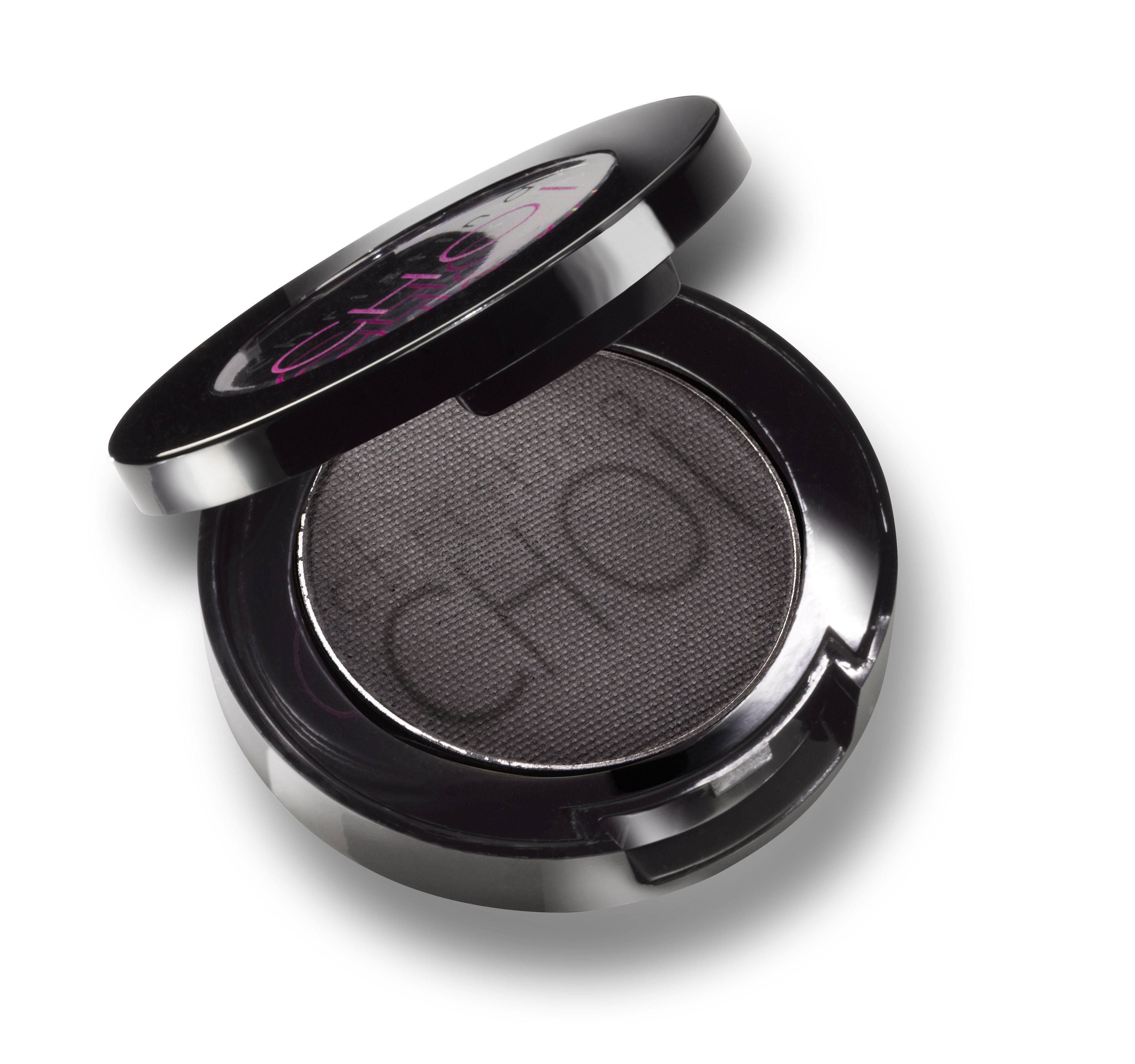 Storm Eyeshadow in an open black circular compact
