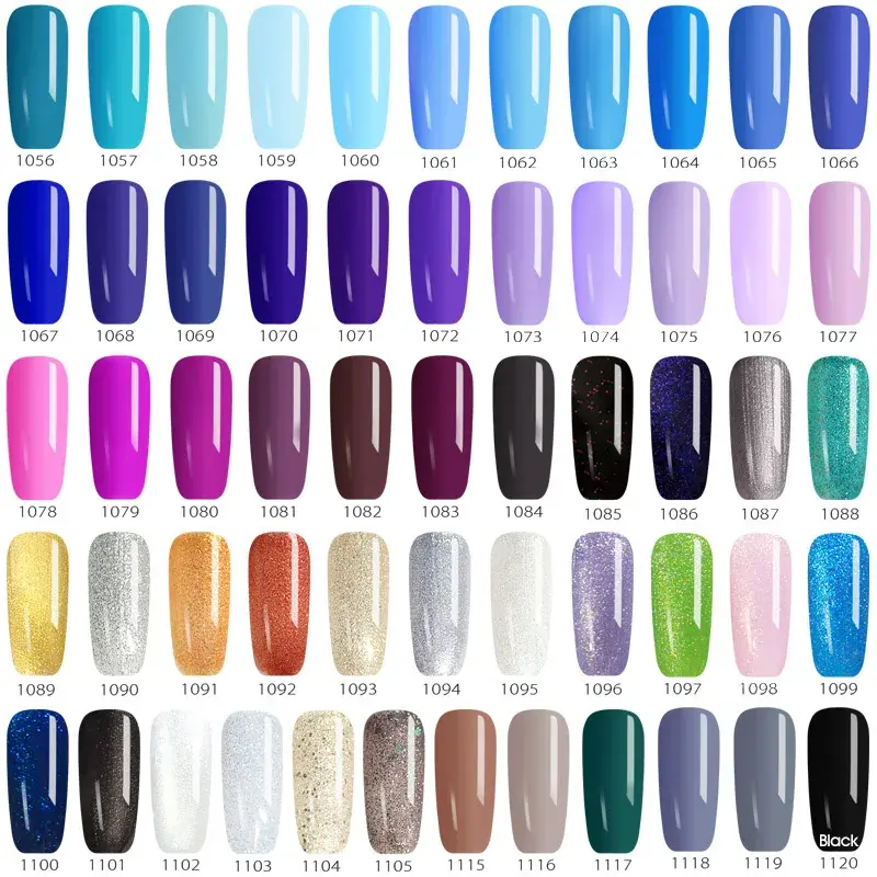 Thumbnail: VENALISA Gel Lacquer 111 color palette chart