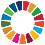 SDG Wheel. Visual representation of the 17 UN Sustainable Development Goals, global efforts for sustainability