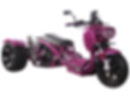 Purple Maddog Gas Trike 50cc