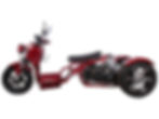 Burgundy Maddog Gas Trike 50cc