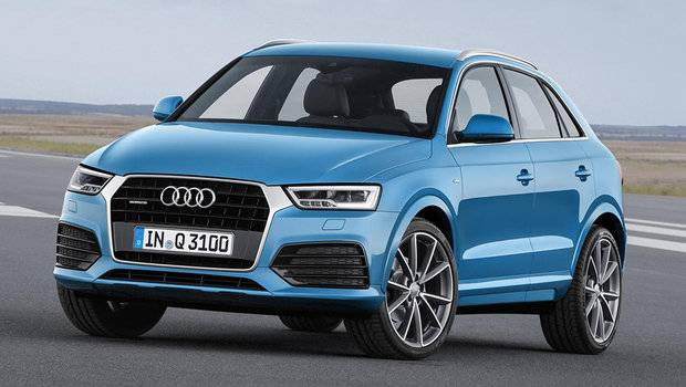 carro azul Audi Q3