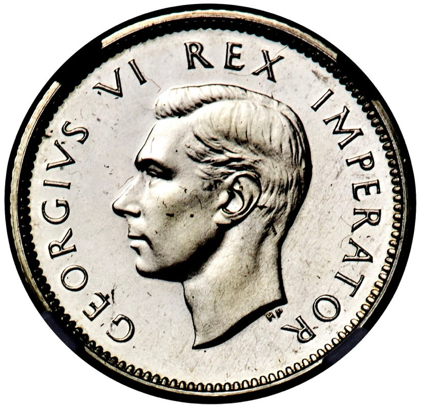 Thumbnail: S. Africa: 1937 KGVI Proof Set NGC Certified PF65 - PF66