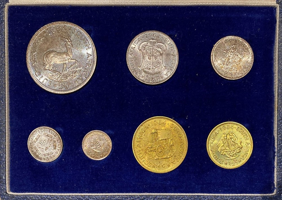 S. Africa: 1964 Short Proof Set (Original Box)