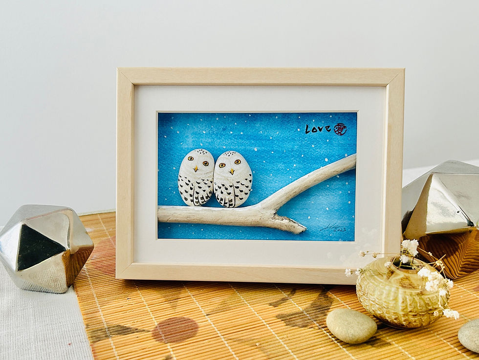 Thumbnail: Snowy whispers (frame 13x18cm)