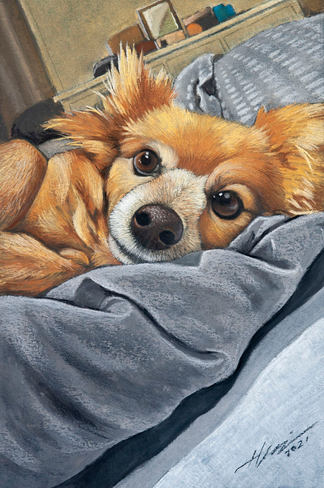Pet Portrait (Pastel)