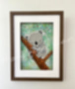 Sleeping Koala, fine art print