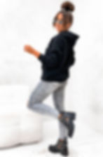 Thumbnail: 'Prosecco Mood' Oversized Hooded Sweatshirt Top