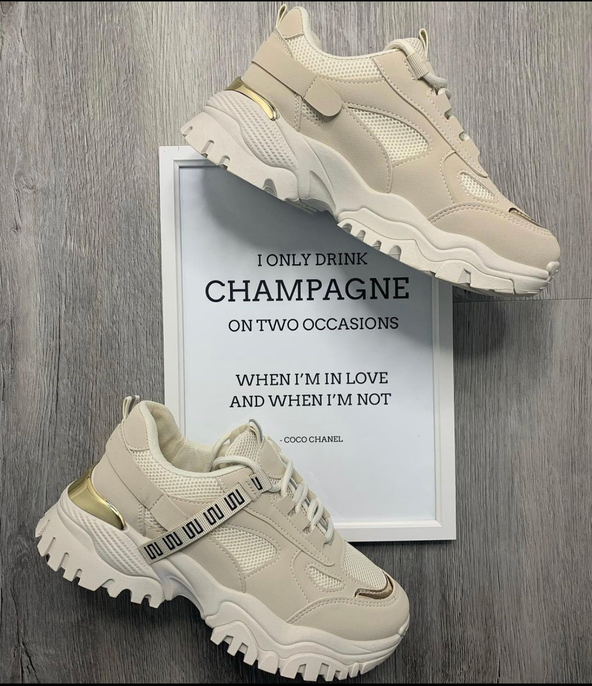 Nude designer trainers clearance