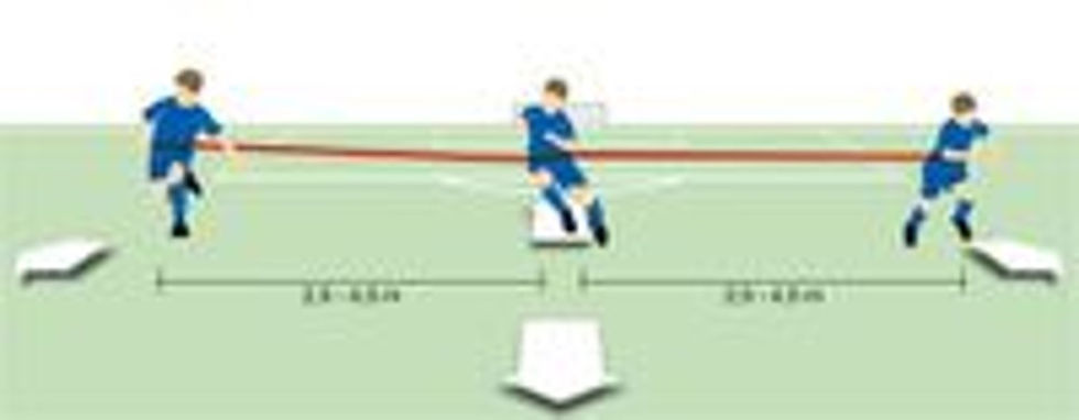 T-PRO Back three trainer - elastic