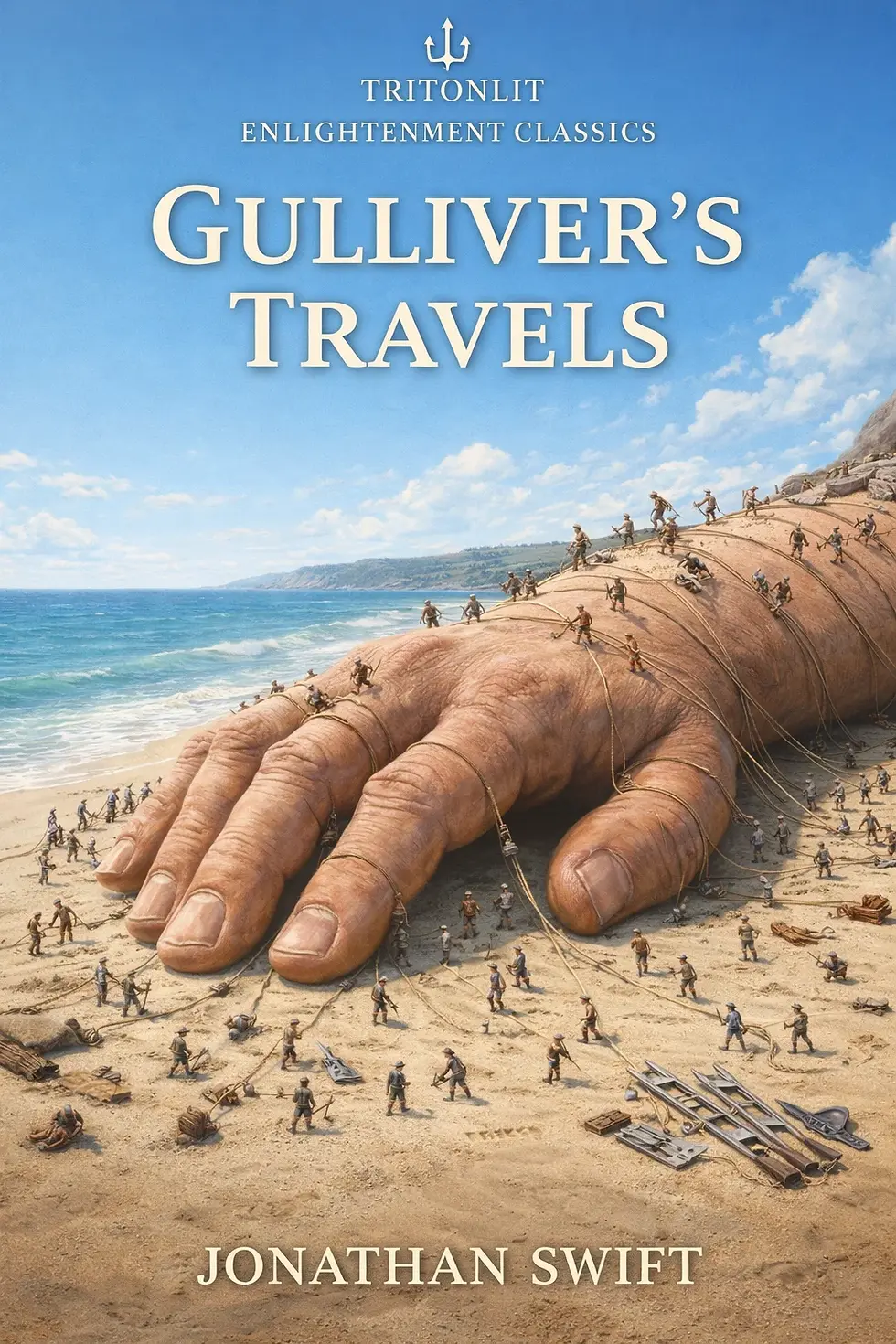 Gulliver’s Travels by Jonathan Swift – TritonLit annotated edition front cover.
