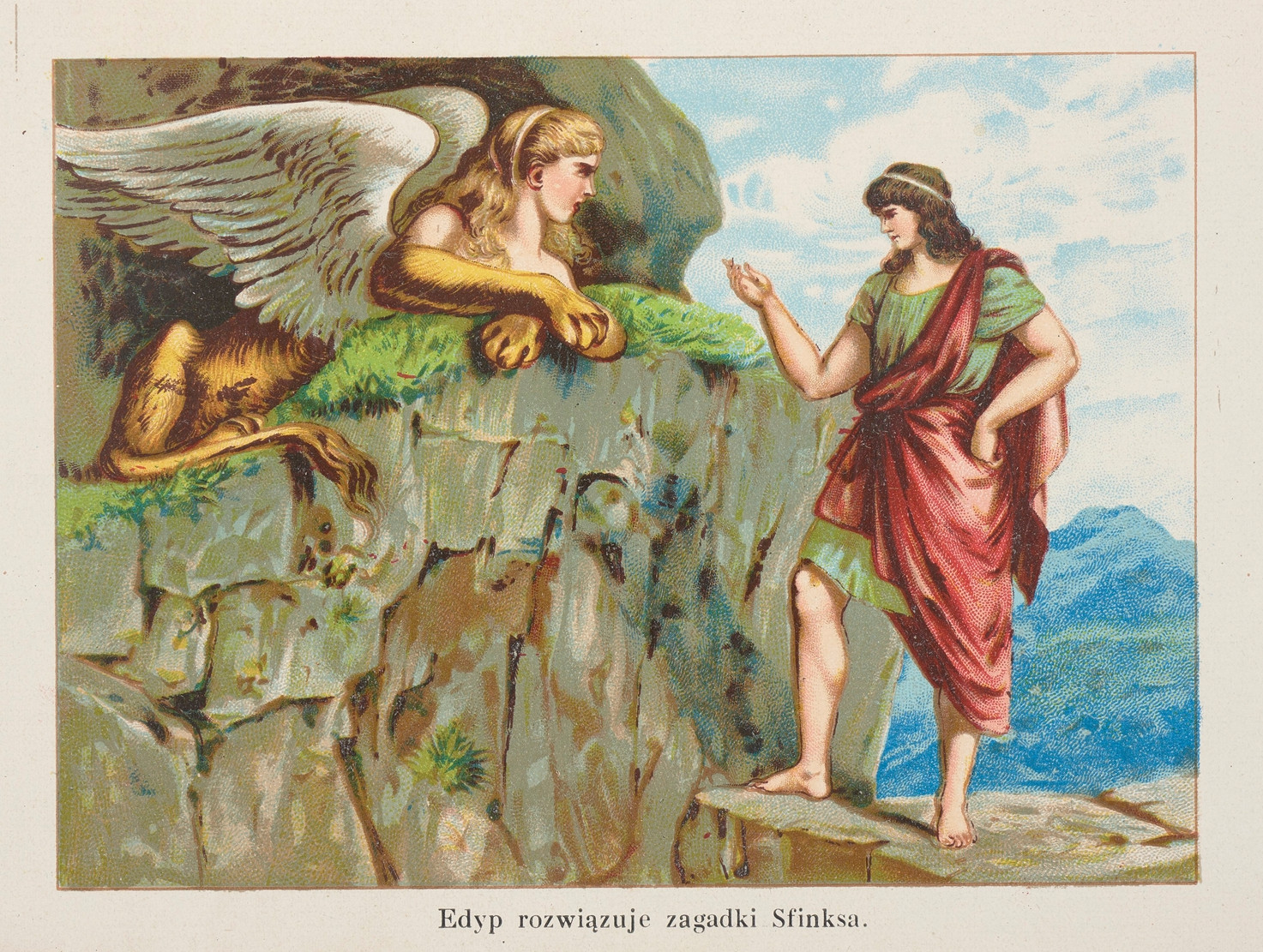 Oskar Hey, Oedipus Solves the Sphinx's Riddles (1931)