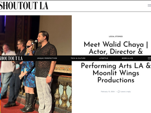 ShoutOut LA Interviews Walid Chaya About His Work and Inspirations