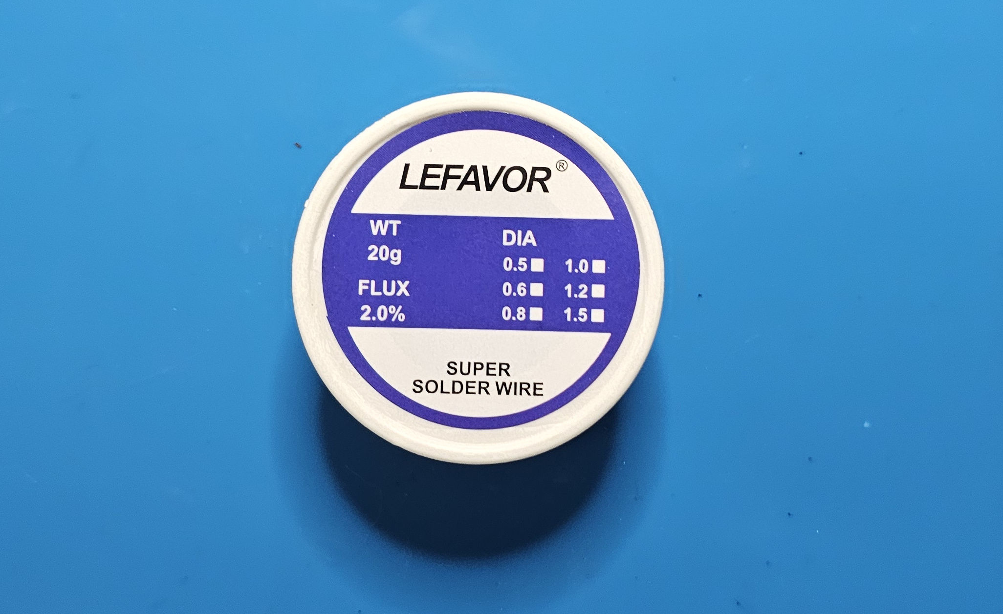 Fil à souder 0.8mm sans plomb avec Flux