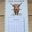 Thumbnail: 2026 Magnetic Calendar - Highland Cow