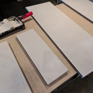 Painting the Cupboard Doors