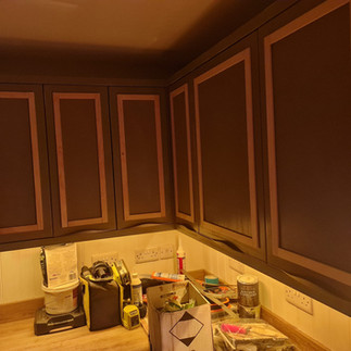 Trim added to Cupboard Doors