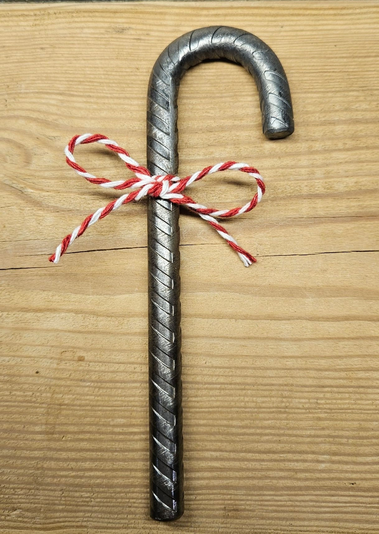 Hand Forged Candy Cane - Striped