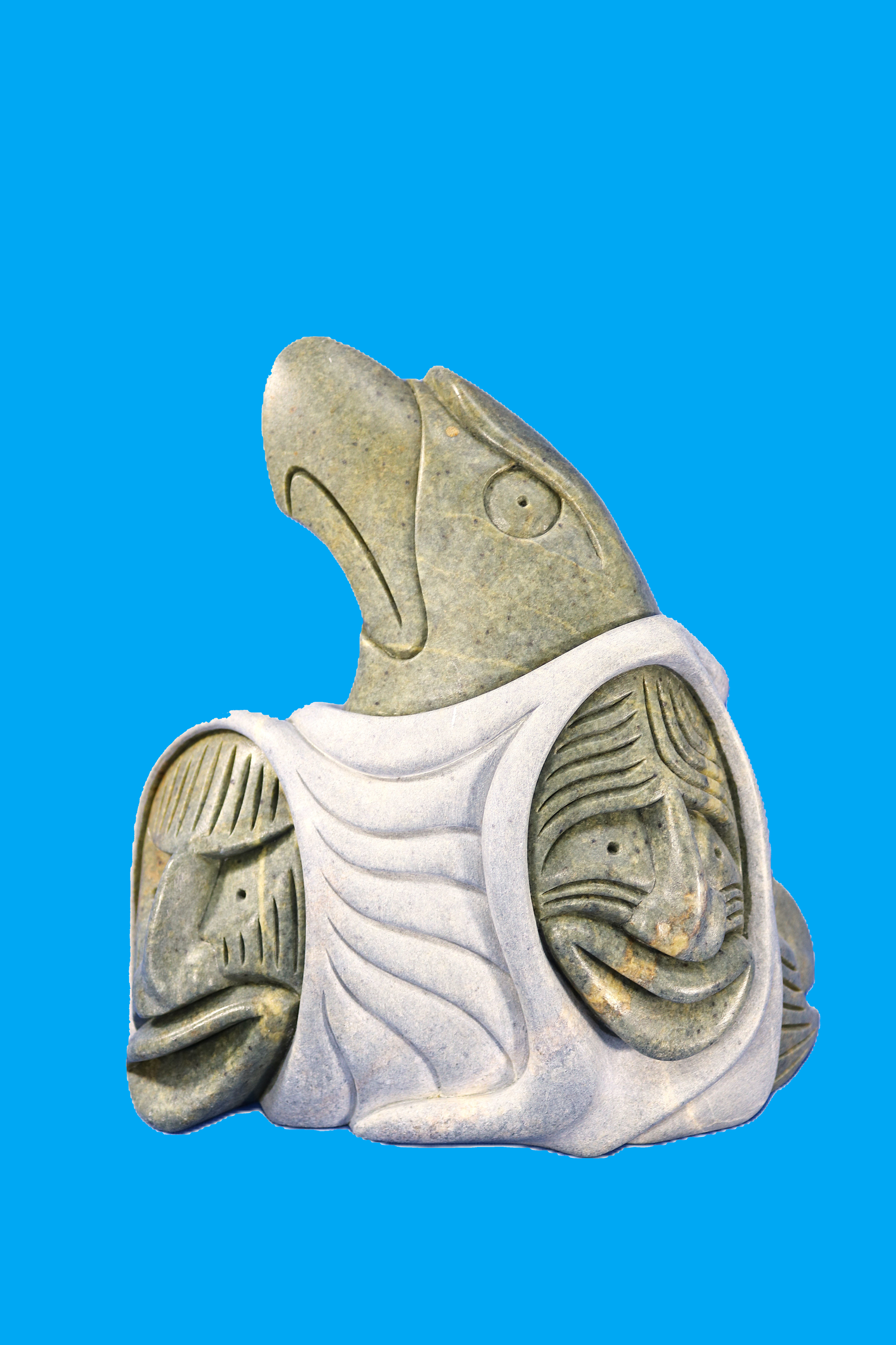 FALSEFACE (3MASK, EAGLE, WAMPUM) BY GEORGE HENRY GH301