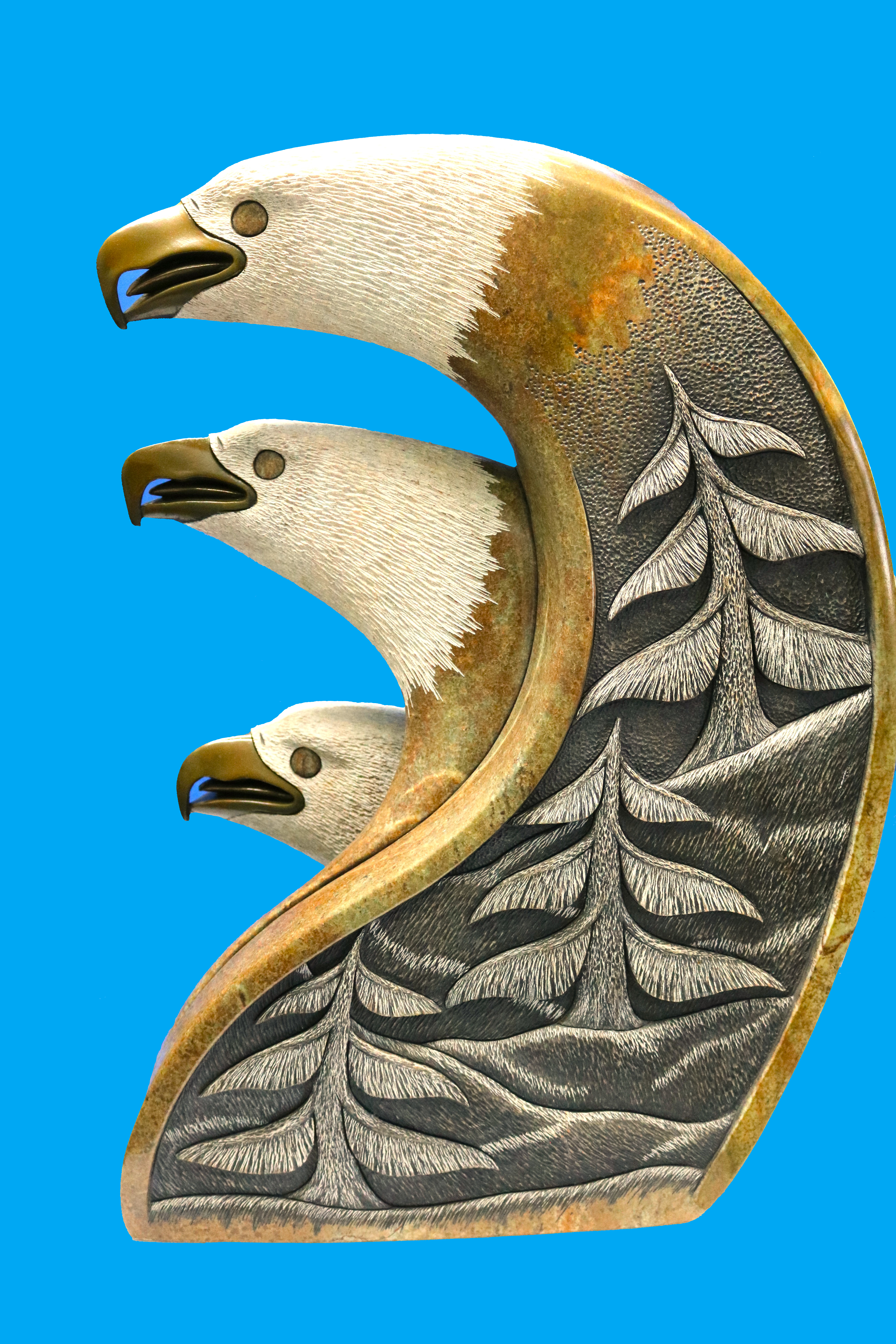 3 EAGLE SPIRTS BY CYRIL HENRY CH305