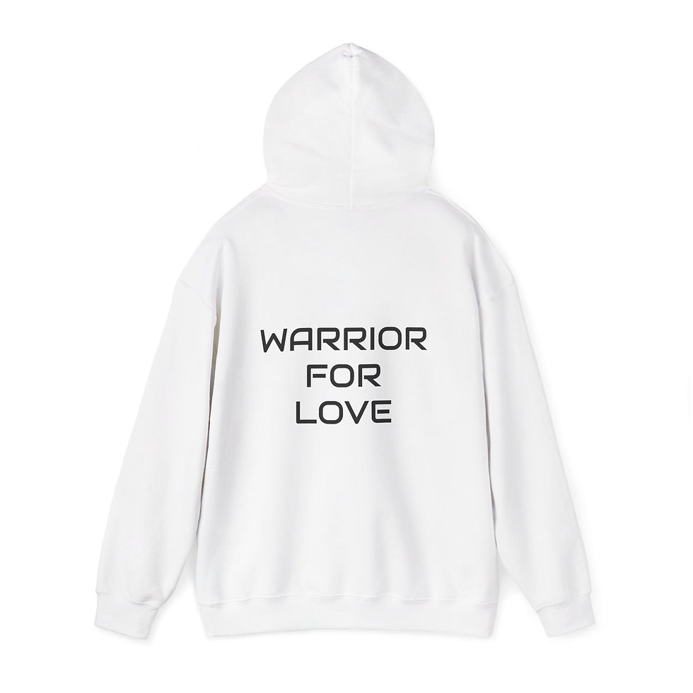 Thumbnail: "Warrior For Love" Unisex Heavy Blend™ Hooded Sweatshirt