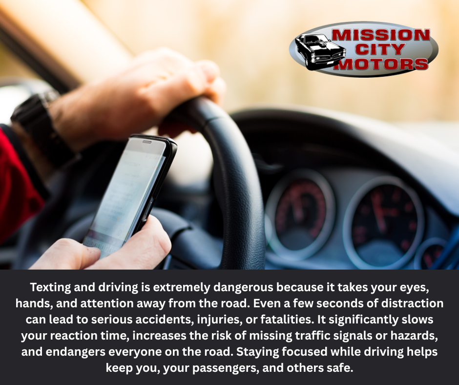 • Texting & Driving •