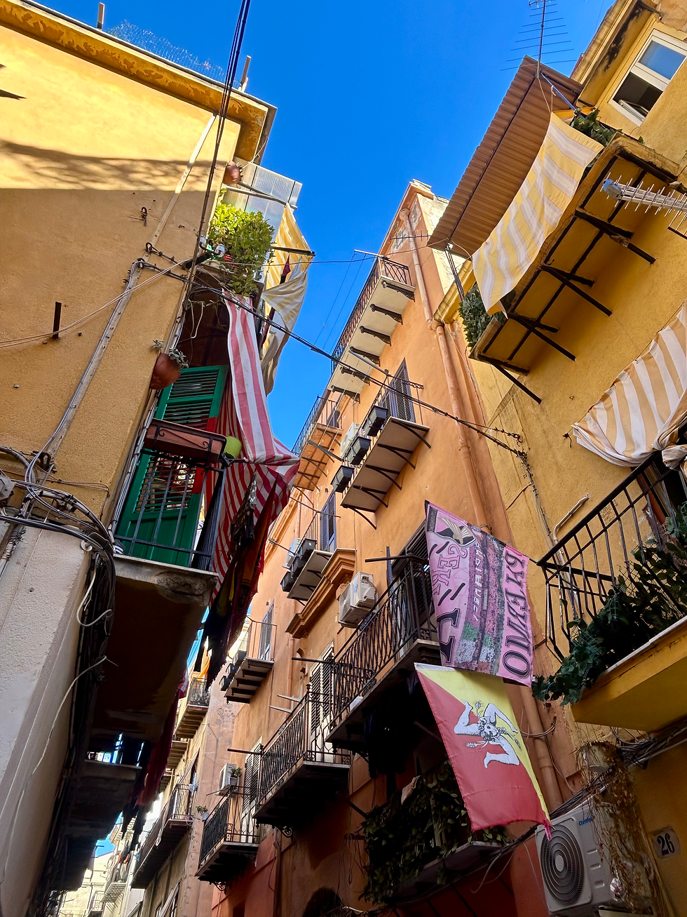The alleyways of Palermo