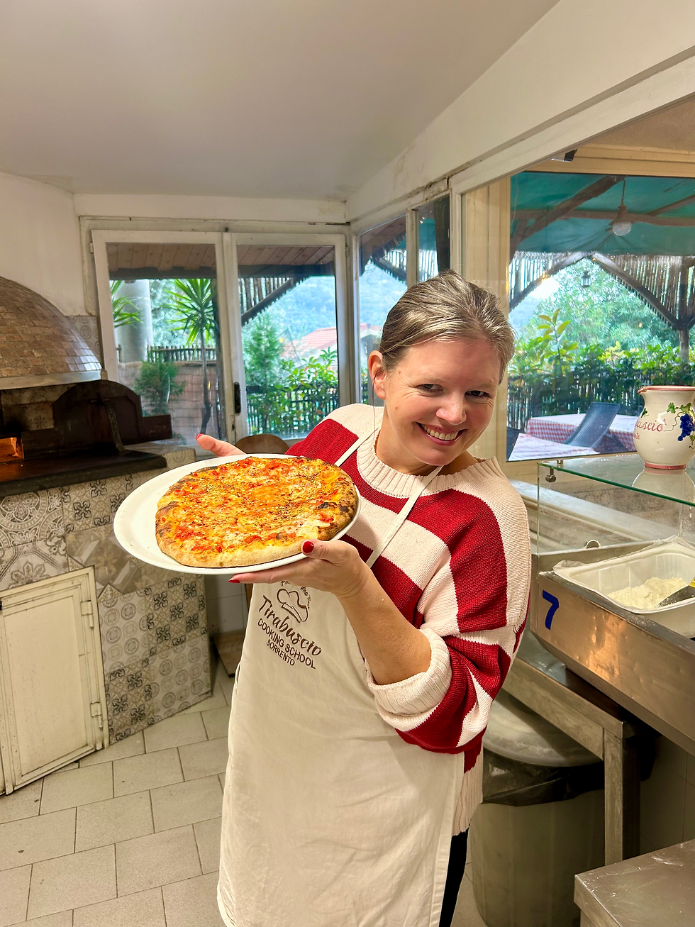 Me... and my pizza creation