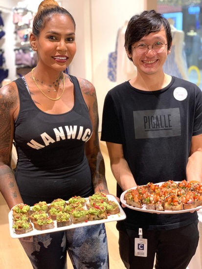 Carrotsticks staples catered for Seafolly's event