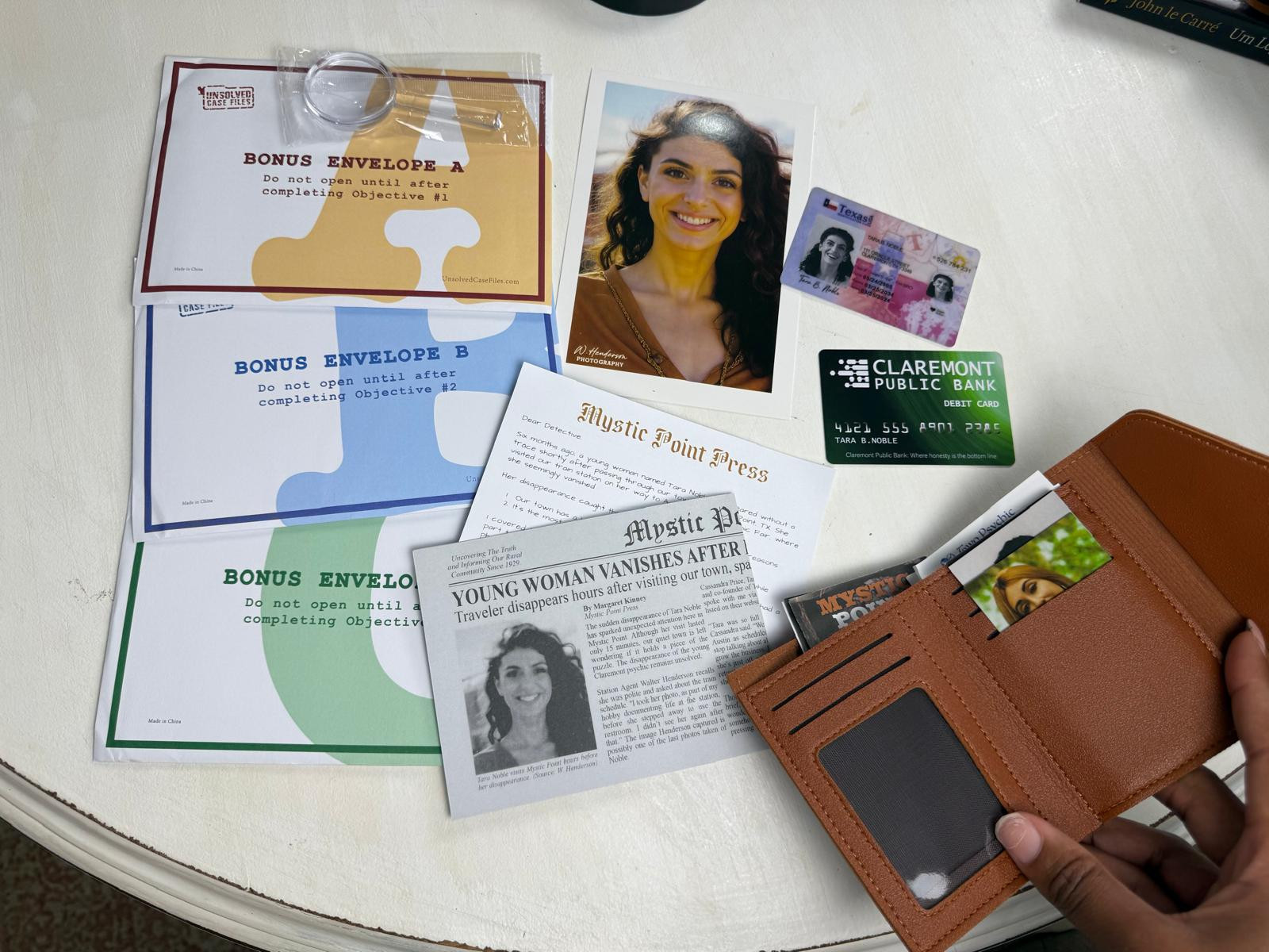 A lost wallet seems like a simple case, until cryptic notes reveal a mystery.