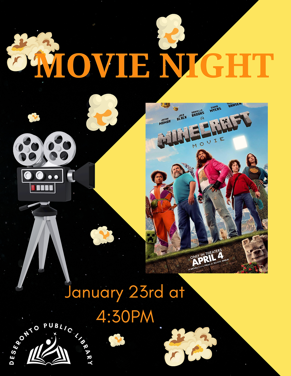 Movie Night: the Minecraft Movie