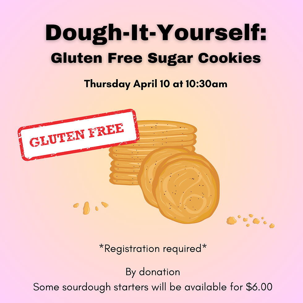 Dough-It-Yourself : Gluten Free Sugar Cookies