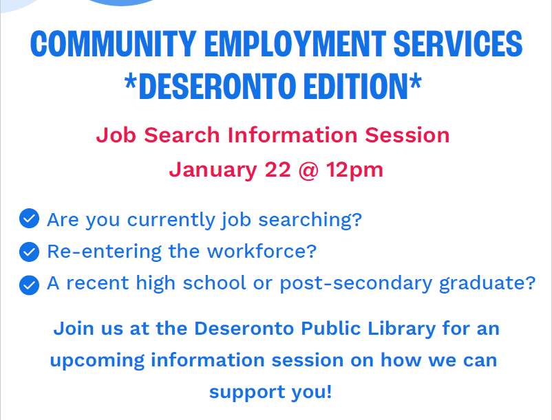 Community Employment Services: Deseronto Edition!