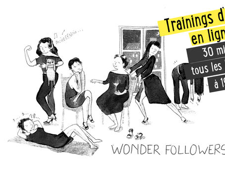 TRAININGS D'ÉTÉ Wonder Followers (en ligne et gratuits !) tous les lundis de 19h à 19h30