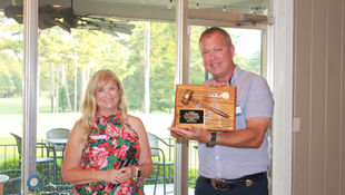 Passing the Baton: Winchester Noon Rotary Installs New President