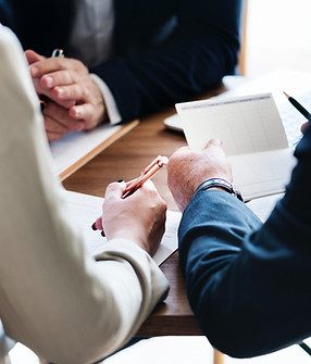 Assinando um contrato