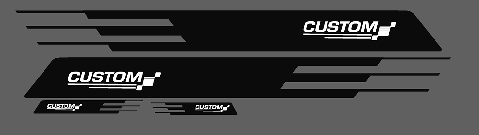 Ford Transit Custom Wing Decals Side Vinyl Graphics Stickers