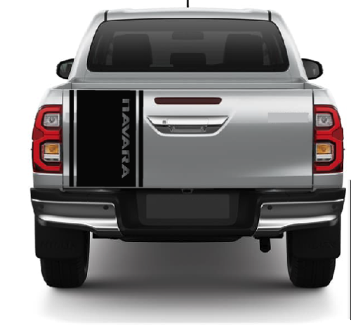 Nissan Navara Rear Stripe Graphics Any Year Tailgate Decals