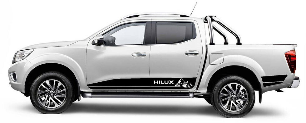 Toyota Hilux Side Stripe Graphics Mountain Decals Any Year TRD