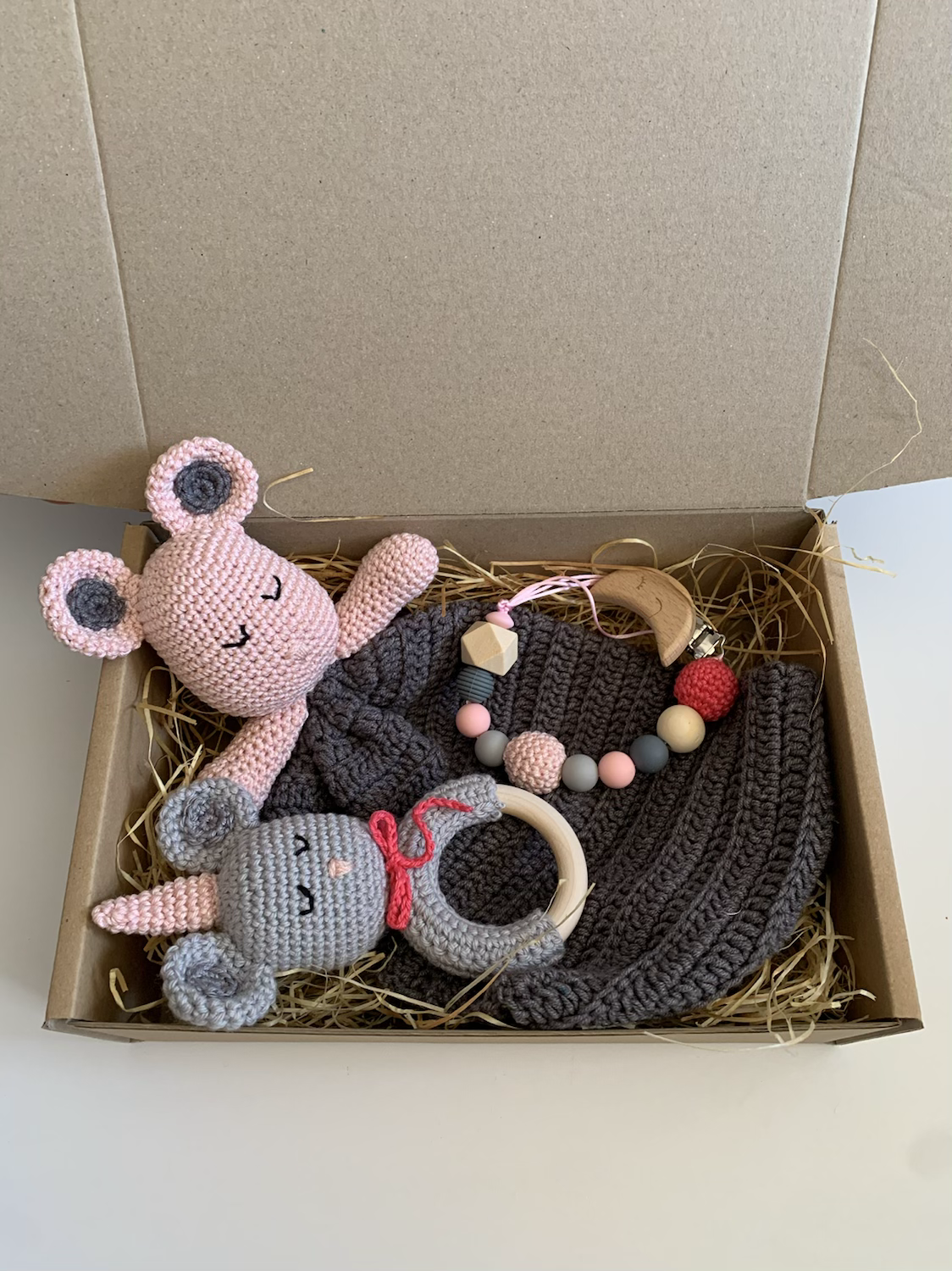 Pack Pink crochet