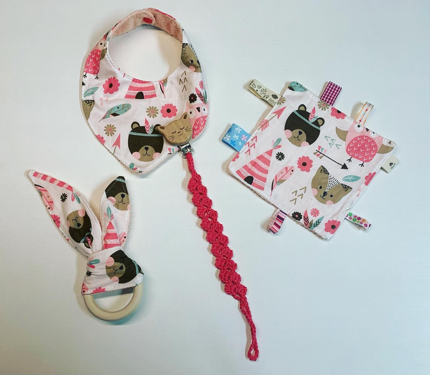Pack pink indian