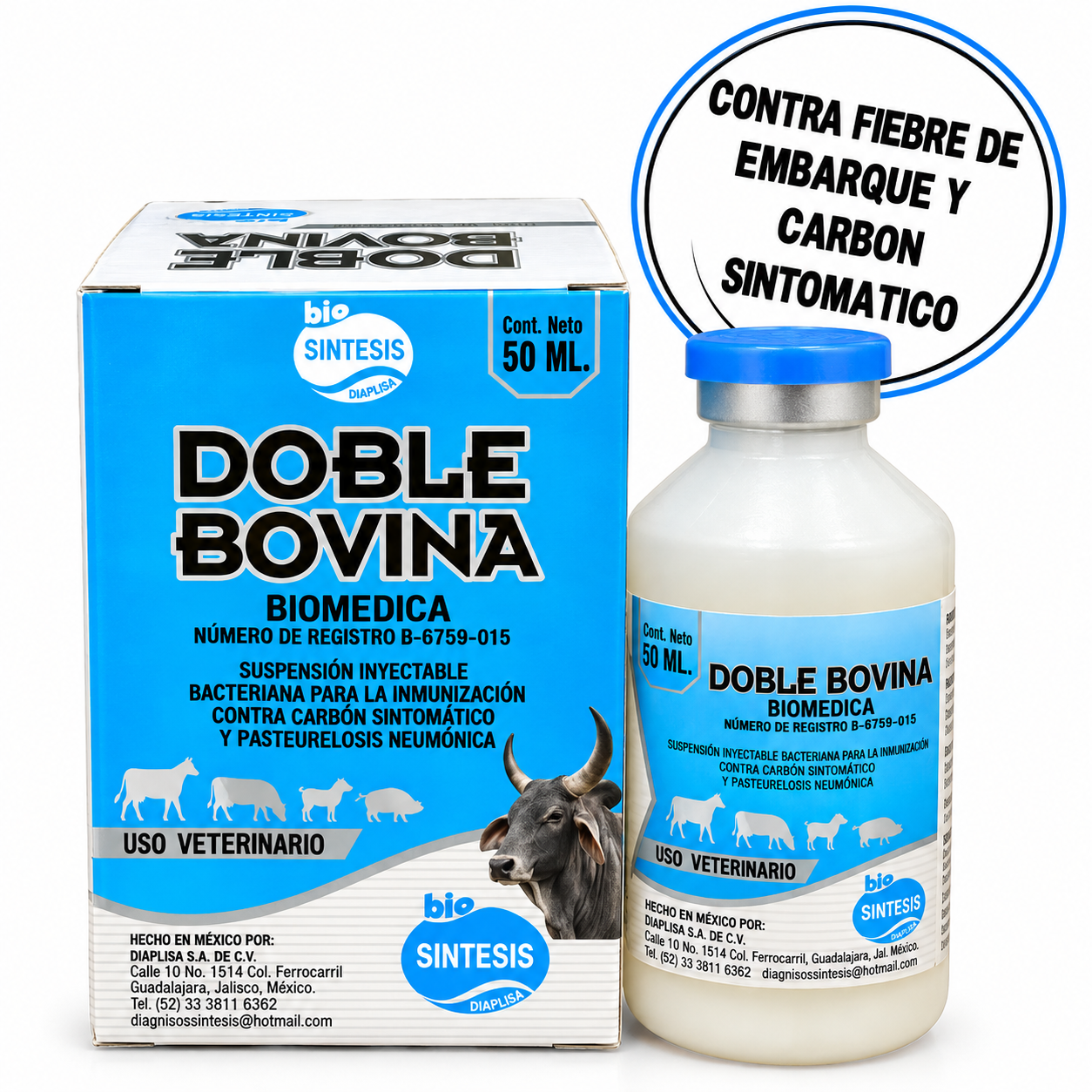 BACTERINA DOBLE BOVINA