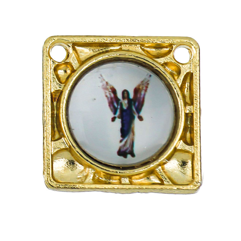 Miniatura: 7 Arcángel Escapulario Metal Mini