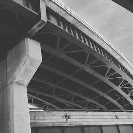 Under the overpass. Albany NY