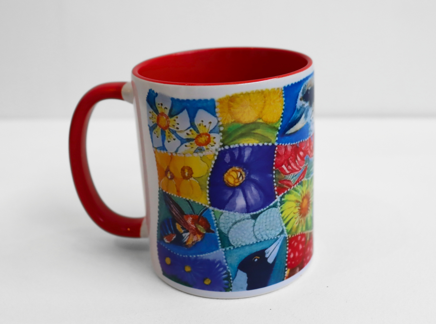 Birds, Flowers and Insects Mug by Dianne Leslie